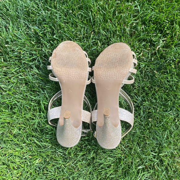 Audrey Brooke Glitter Heels Size 9.5 - Picture 4 of 4